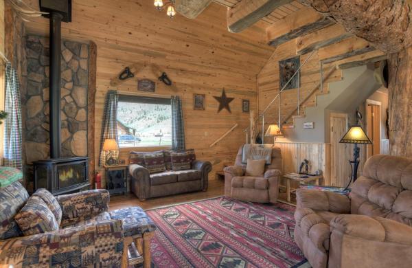 Bristol Head Log Cabin, จอง บ้านพักตากอากาศ Creede อเมริกา