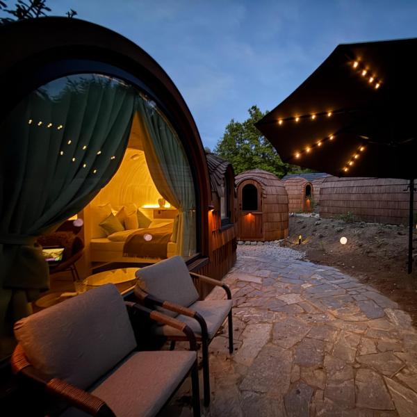 NEU Feinzeit Chalet mit privater Sauna, จอง ชาเล่ต์ Frensdorf Upper Franconia