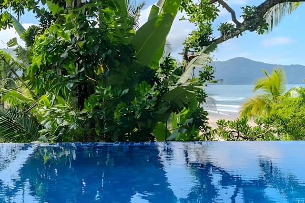 Pé na areia, 4 suítes, canto nobre Camburi, จอง  Sao Sebastiao Sao Sebastiao Coast